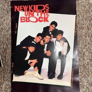 New Kids On The Block Vintage Poster Book 1989